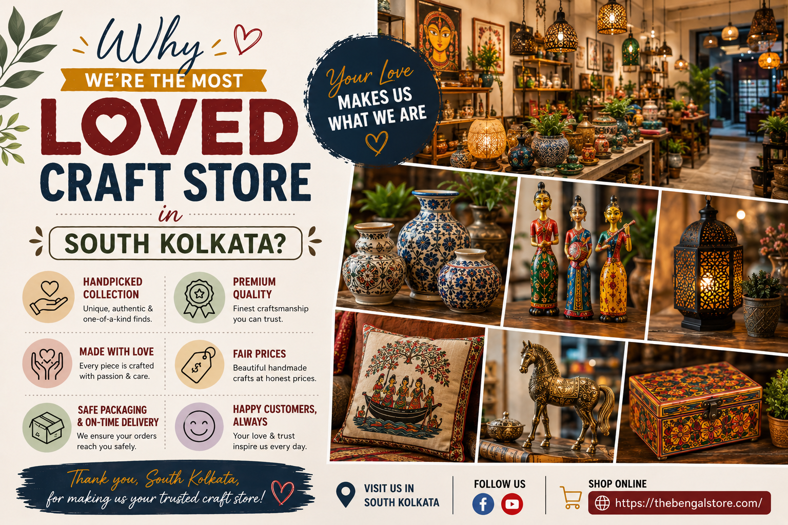 Why We're the Most Loved Craft Store in South Kolkata?
